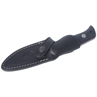 Nóż Muela Bushcraft Black-Blue Micarta, Satin 14C2