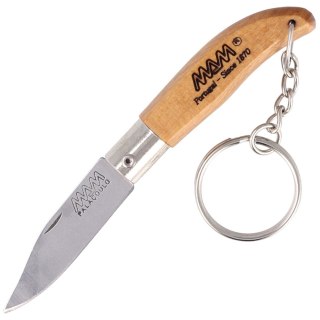 Nóż brelok MAM Iberica Mini, Dark Beech Wood 45mm