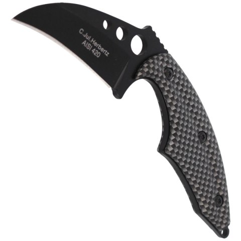 Nóż na szyję Herbertz Solingen Neck Knife Black / Nóż na szyję Herbertz Solingen Neck Knife Black /