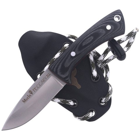 Nóż na szyję Muela Black Micarta Neck Knife, Satin Nóż na szyję Muela Black Micarta Neck Knife, Satin