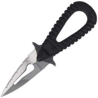 Nóż nurkowy MAC Coltellerie Black ABS (MICROSUB RA