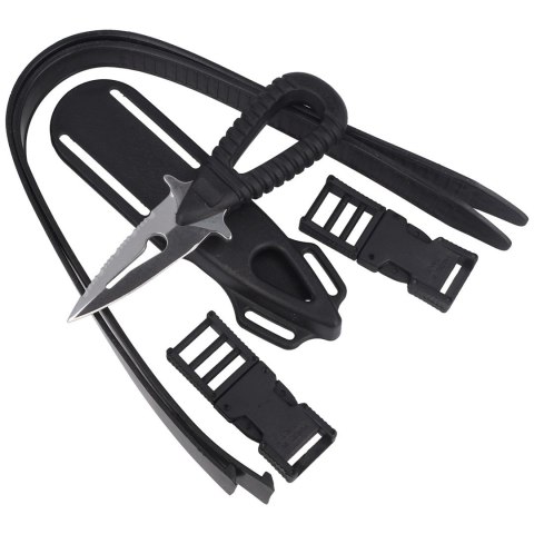 Nóż nurkowy MAC Coltellerie Black ABS (MICROSUB RA Nóż nurkowy MAC Coltellerie Black ABS (MICROSUB RA