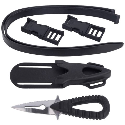 Nóż nurkowy MAC Coltellerie Black ABS (MICROSUB RA Nóż nurkowy MAC Coltellerie Black ABS (MICROSUB RA