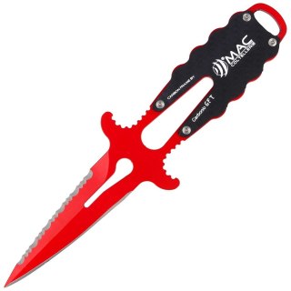 Nóż nurkowy MAC Coltellerie Carbon, PTFE Rosso (AP