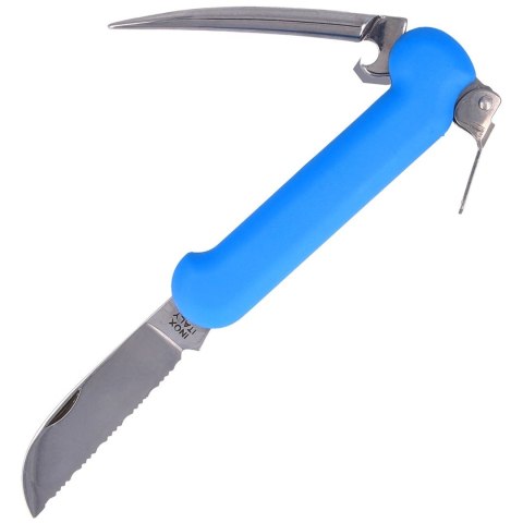 Nóż żeglarski MAC Coltellerie Marine, PP / TPE Blu