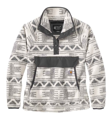 Polar Carhartt Fleece Pullover MALT GEOMETRIC PRIN Polar Carhartt Fleece Pullover MALT GEOMETRIC PRIN
