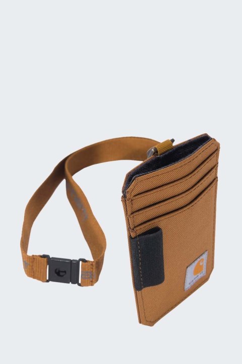 Portfel Carhartt Nylon Duck ze Smyczą Brown