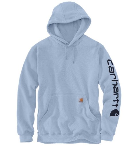 Bluza Carhartt Mid Signature Sleeve Logo Fog Blue Bluza Carhartt Mid Signature Sleeve Logo Fog Blue