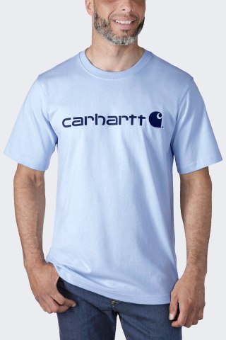 Koszulka Carhartt Core Logo Fog Blue