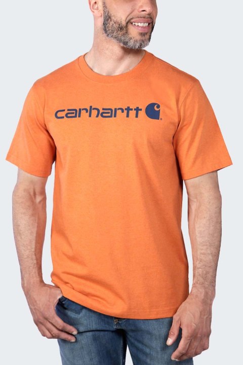 Koszulka Carhartt Core Logo Marmalade