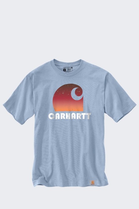 Koszulka Carhartt Heavyweight C Fog Blue Koszulka Carhartt Heavyweight C Fog Blue