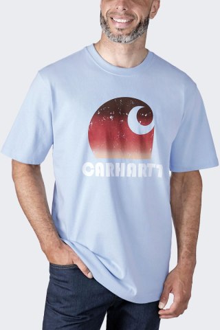 Koszulka Carhartt Heavyweight C Fog Blue