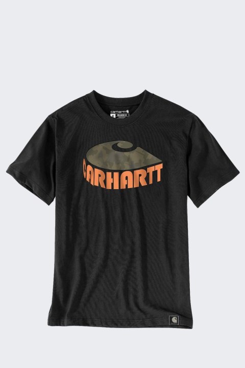 Koszulka Carhartt Heavyweight Camo C Black Koszulka Carhartt Heavyweight Camo C Black