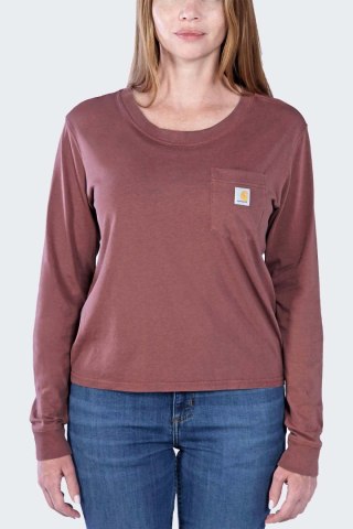 Koszulka z Długim Rękawem Carhartt Light Sable