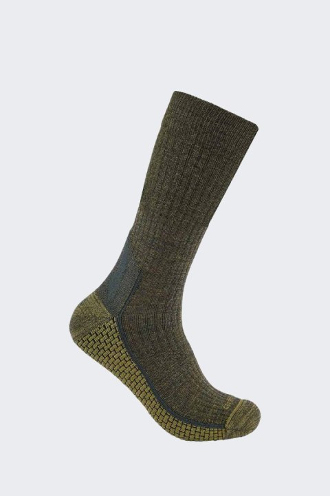Męskie Wełniane Skarpety Carhartt Force Grid Olive Męskie Wełniane Skarpety Carhartt Force Grid Olive