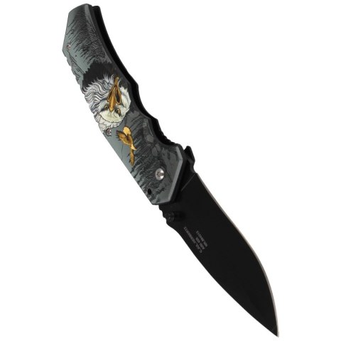 Nóż Herbertz Solingen nadruk 3D motyw Orła, Black Nóż Herbertz Solingen nadruk 3D motyw Orła, Black