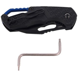 Nóż MKM Isonzo Clip Point Black FRN, Black Idrogli