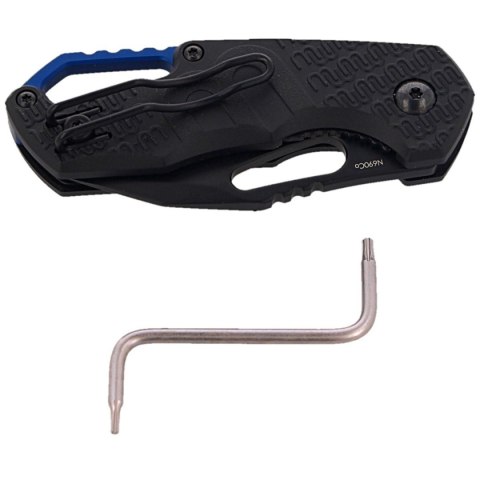 Nóż MKM Isonzo Clip Point Black FRN, Black Idrogli