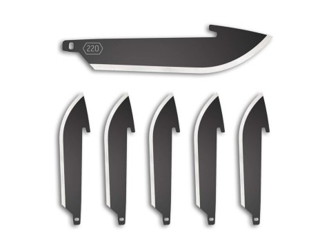 6 ostrzy Outdor Edge Drop Point 220 Black 6 ostrzy Outdor Edge Drop Point 220 Black