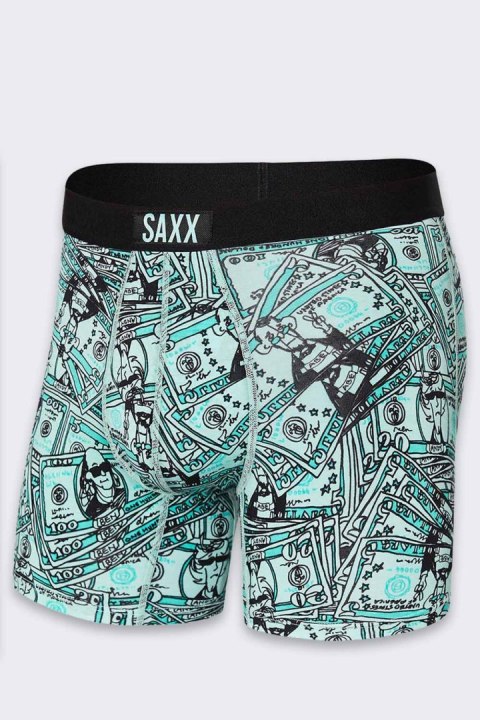 Bokserki Saxx Vibe Slim Fit COLD HARD CASH ICE GRE Bokserki Saxx Vibe Slim Fit COLD HARD CASH ICE GRE