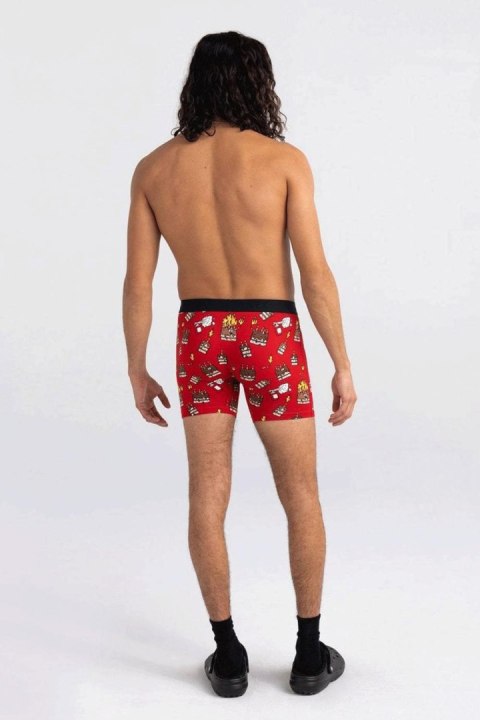 Bokserki Saxx Vibe Slim Fit FIRED UP RED