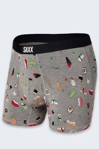 Bokserki Saxx Vibe Slim Fit GREY SUSHI DOOBIE DOO