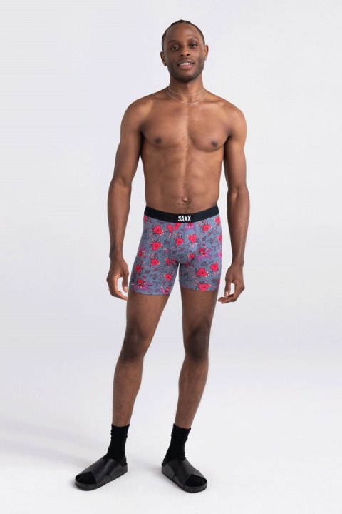 Bokserki Saxx Vibe Slim Fit I HEART COWBOYS GREY Bokserki Saxx Vibe Slim Fit I HEART COWBOYS GREY