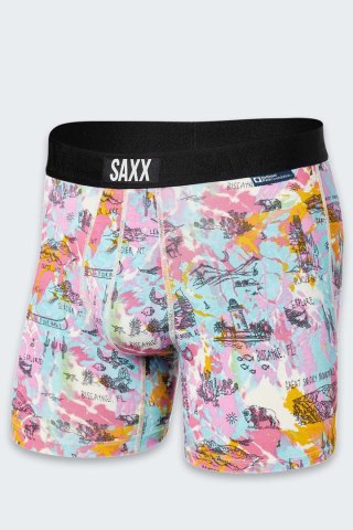 Bokserki Saxx Vibe Slim Fit PARKS BUCKET LIST MULT