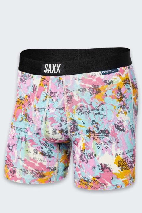 Bokserki Saxx Vibe Slim Fit PARKS BUCKET LIST MULT Bokserki Saxx Vibe Slim Fit PARKS BUCKET LIST MULT