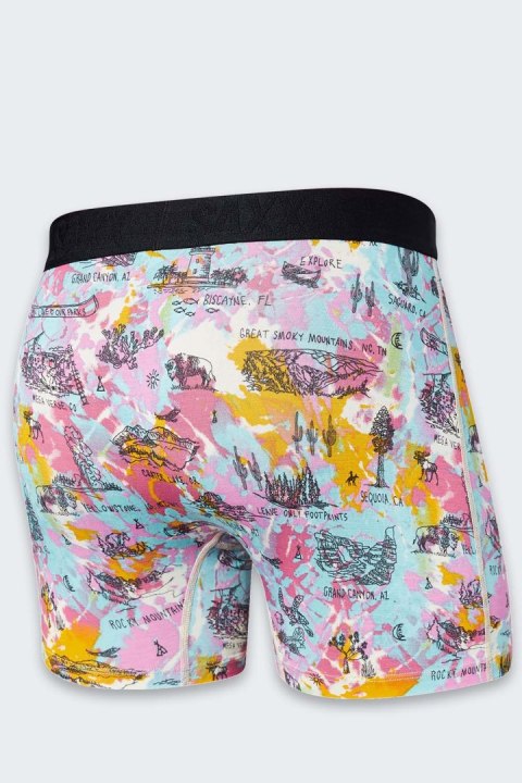 Bokserki Saxx Vibe Slim Fit PARKS BUCKET LIST MULT Bokserki Saxx Vibe Slim Fit PARKS BUCKET LIST MULT