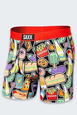 Bokserki Saxx Vibe Slim Fit STICKER SNACKS MULTI