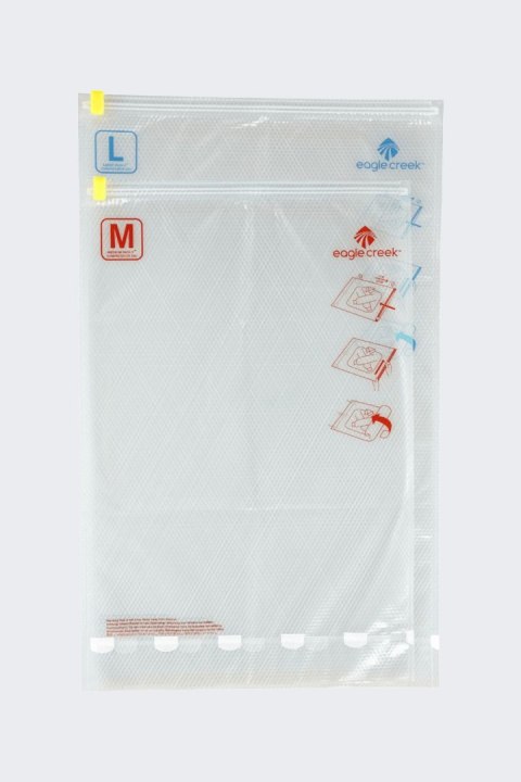 Eagle Creek Worek Compression Sac Set ML Clear Eagle Creek Worek Compression Sac Set ML Clear