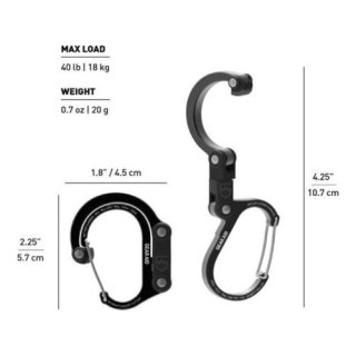 GearAid Heroclip Mini Stealth Black
