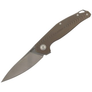 Nóż MKM Goccia Bronze Stonewashed Titanium, Satin