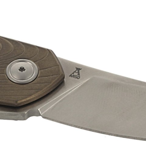 Nóż MKM Goccia Bronze Stonewashed Titanium, Satin