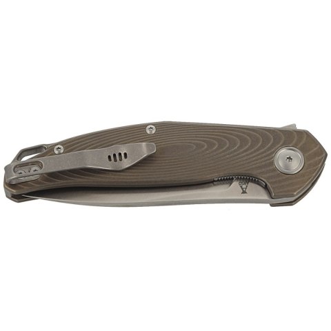 Nóż MKM Goccia Bronze Stonewashed Titanium, Satin