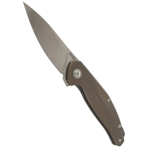 Nóż MKM Goccia Bronze Stonewashed Titanium, Satin