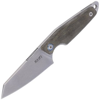 Nóż MKM Makro 2 Green Micarta, Stonewash M390 by V