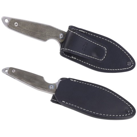 Nóż MKM Makro 2 Green Micarta, Stonewash M390 by V Nóż MKM Makro 2 Green Micarta, Stonewash M390 by V