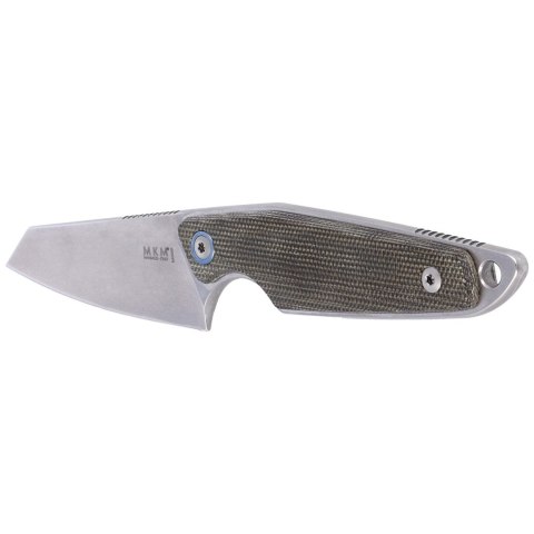 Nóż MKM Makro 2 Green Micarta, Stonewash M390 by V Nóż MKM Makro 2 Green Micarta, Stonewash M390 by V