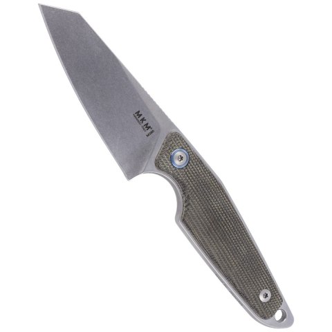 Nóż MKM Makro 2 Green Micarta, Stonewash M390 by V Nóż MKM Makro 2 Green Micarta, Stonewash M390 by V