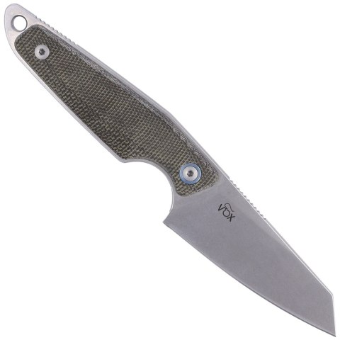 Nóż MKM Makro 2 Green Micarta, Stonewash M390 by V Nóż MKM Makro 2 Green Micarta, Stonewash M390 by V