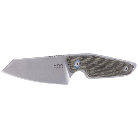 Nóż MKM Makro 2 Green Micarta, Stonewash M390 by V Nóż MKM Makro 2 Green Micarta, Stonewash M390 by V