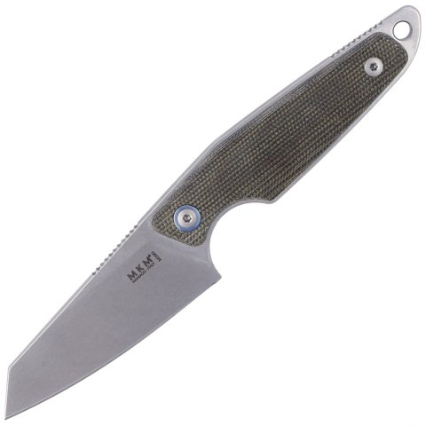 Nóż MKM Makro 2 Green Micarta, Stonewash M390 by V Nóż MKM Makro 2 Green Micarta, Stonewash M390 by V