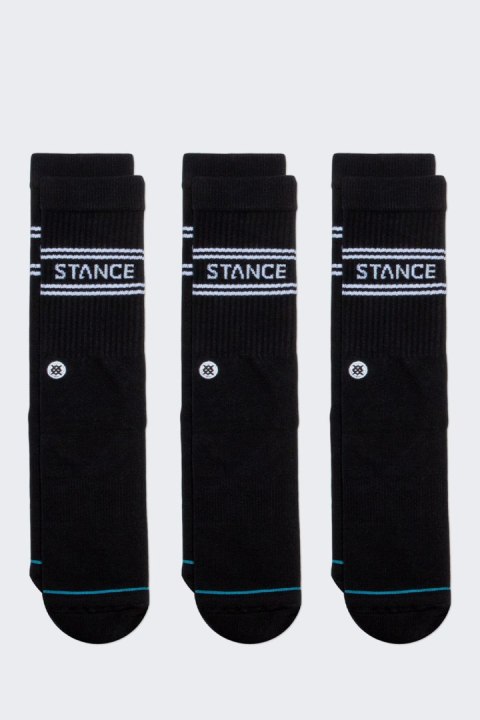 Skarpety Stance Basic Crew 3 pary Black Skarpety Stance Basic Crew 3 pary Black