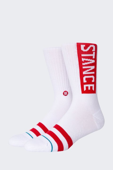 Skarpety Stance OG Crew 1 para WhiteRed Skarpety Stance OG Crew 1 para WhiteRed