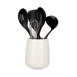 KitchenAid 5 przyborów kuchennych w pojemniku Onyx