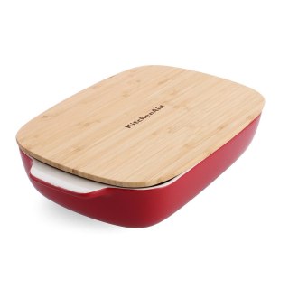 KitchenAid ceramiczna brytfanna z przykrywką L - E