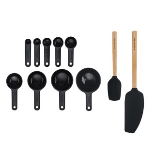 KitchenAid zestaw przyborów kuchennych 11 el. Onyx