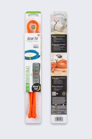 Opaska Nite Ize Gear Tie Original 24 2Pack Orange